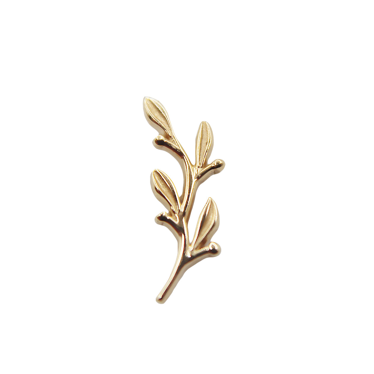 Yellow Gold Amity. Jewelry Stud. Yellow Gold. Earring. Cartilage Earring. Gold Jewelry. BVLA. Body Vision Los Angeles Jewelry. Brooklyn Piercing Jewelry