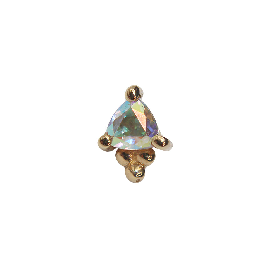 BVLA's "Timka" in 14k Yellow gold with Mercury Mist Topaz