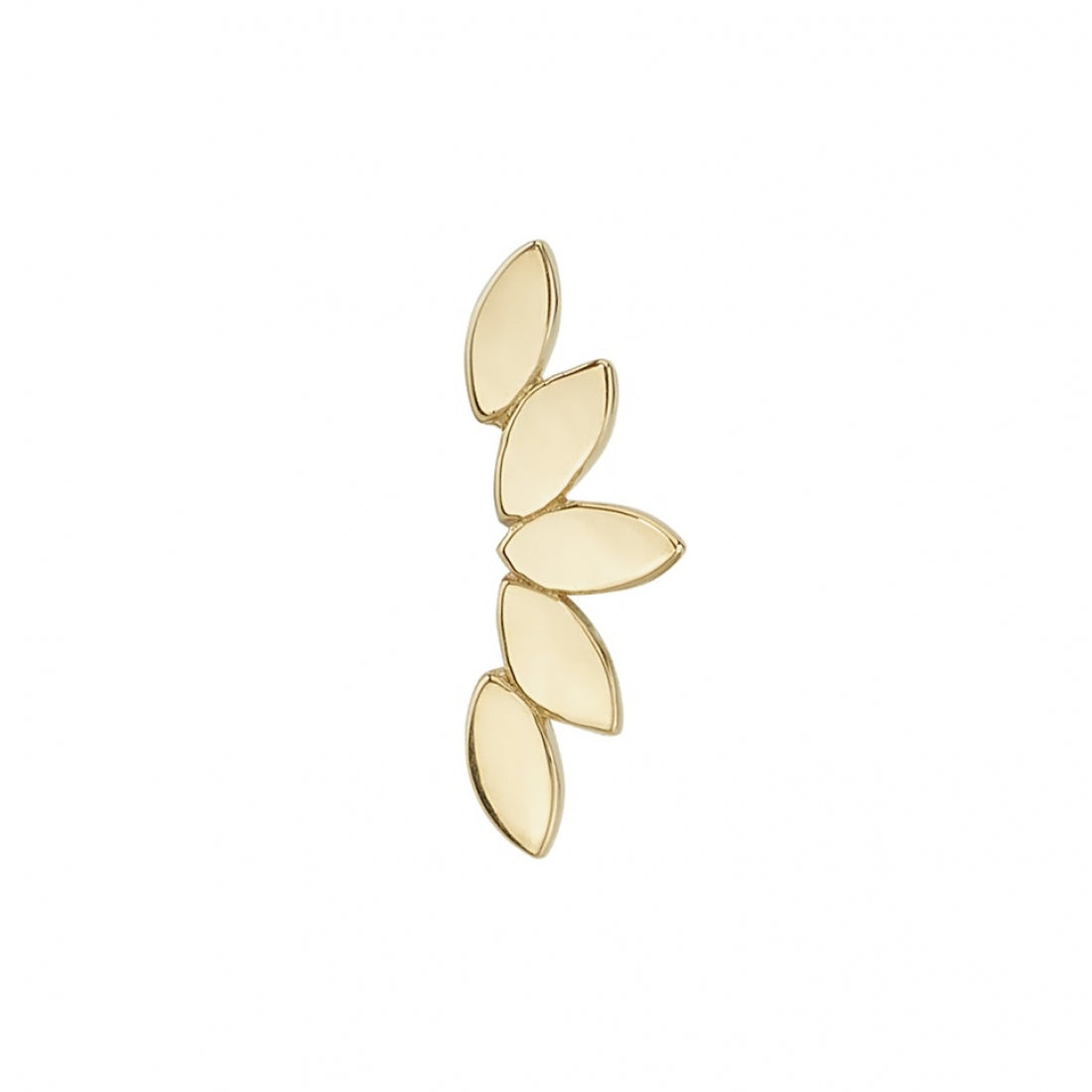 BVLA's "Flat Serenity" shown in 14k Yellow gold