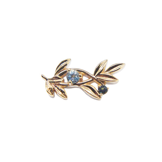BVLA Jessamine with Swiss Blue Topaz & London Blue Topaz Threaded End