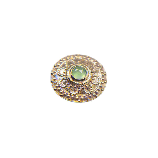 BVLA Nanda with Chrysoprase Threaded End