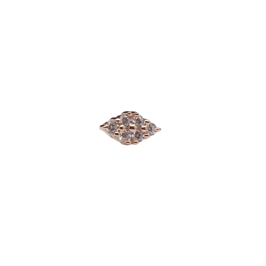 BVLA's "Oasis 6" in 14k Rose Gold gold with 6 CZ