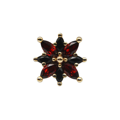 BVLA Polaris with Garnet & Onyx Threaded End