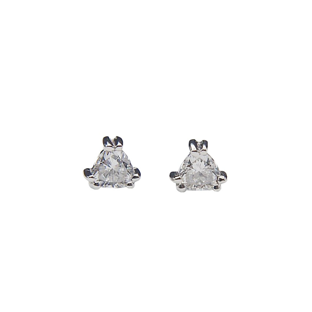 
                  
                    BVLA's "Tanti" in 14k White gold with CZ. Shown twice, both straight on angles
                  
                