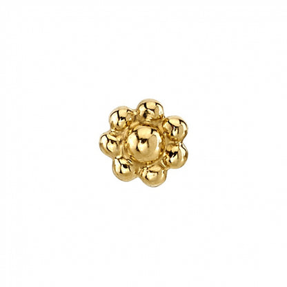 BVLA's "7 Bead Flower" in 14k Yellow gold