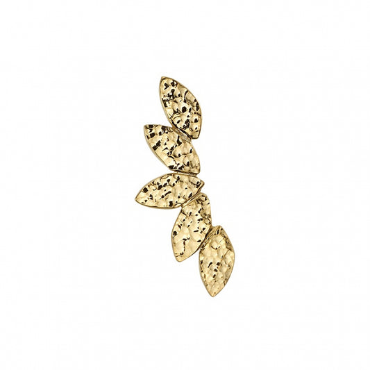 BVLA's "Hammered Serenity" shown in 14k Yellow gold