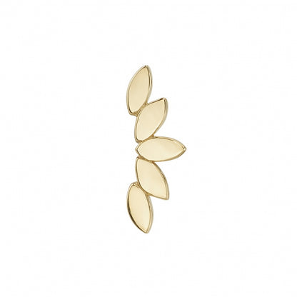 BVLA's "Flat Serenity" shown in 14k Yellow gold
